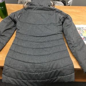 The North Face grey hooded parka
